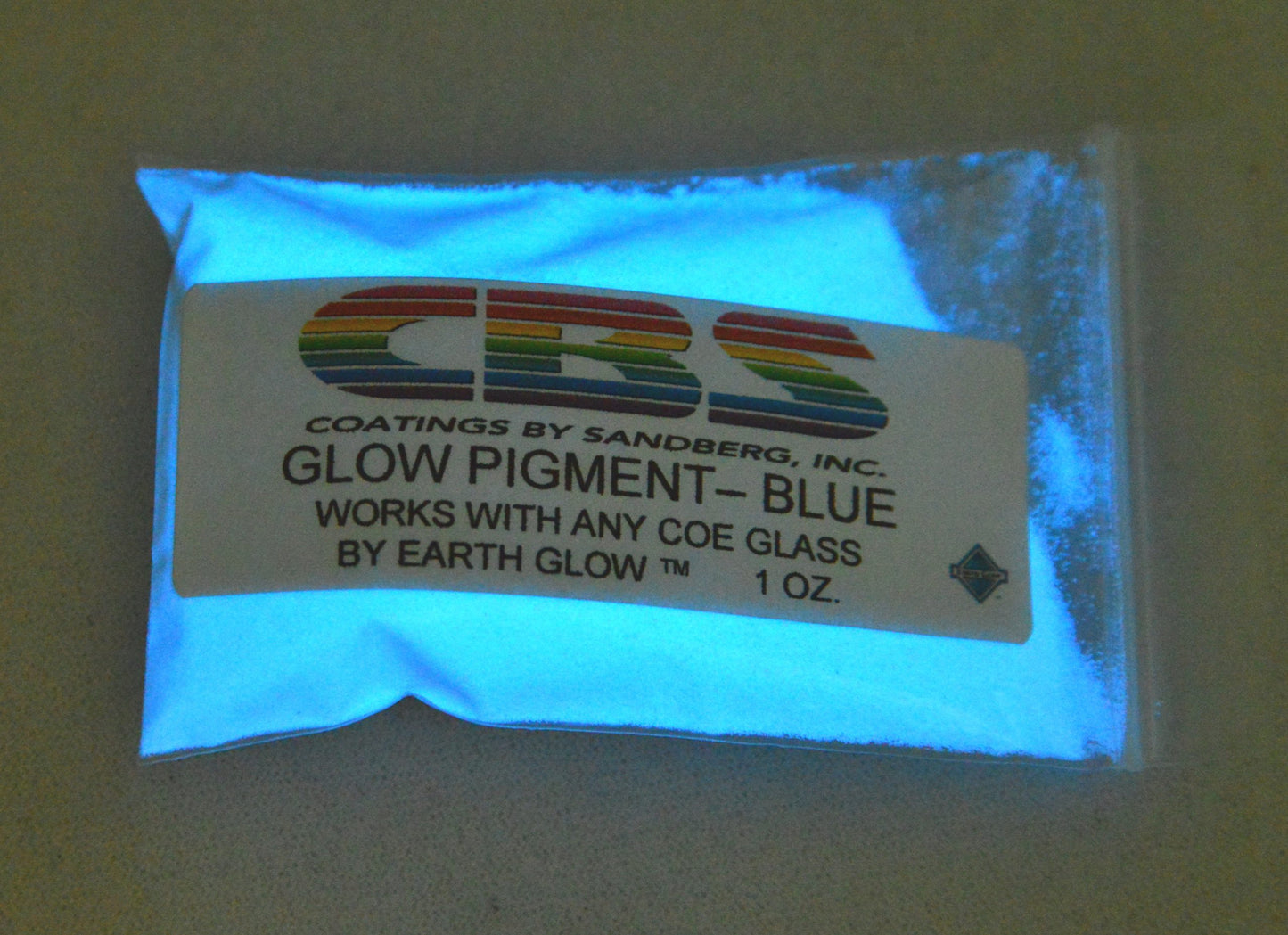Blue 1oz Glow Pigment Powder