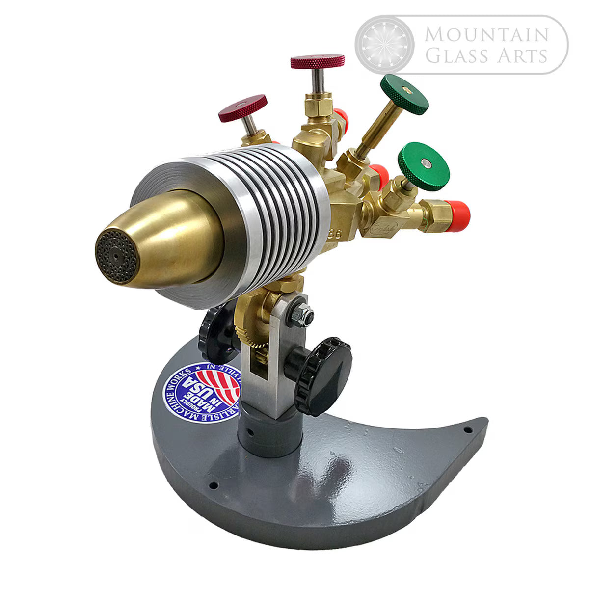 CC Burner with Rack and Pinion Mount