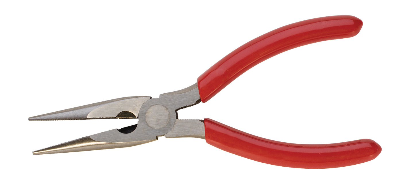 LONG NOSE PLIERS - SERRATED WITH CUTTER