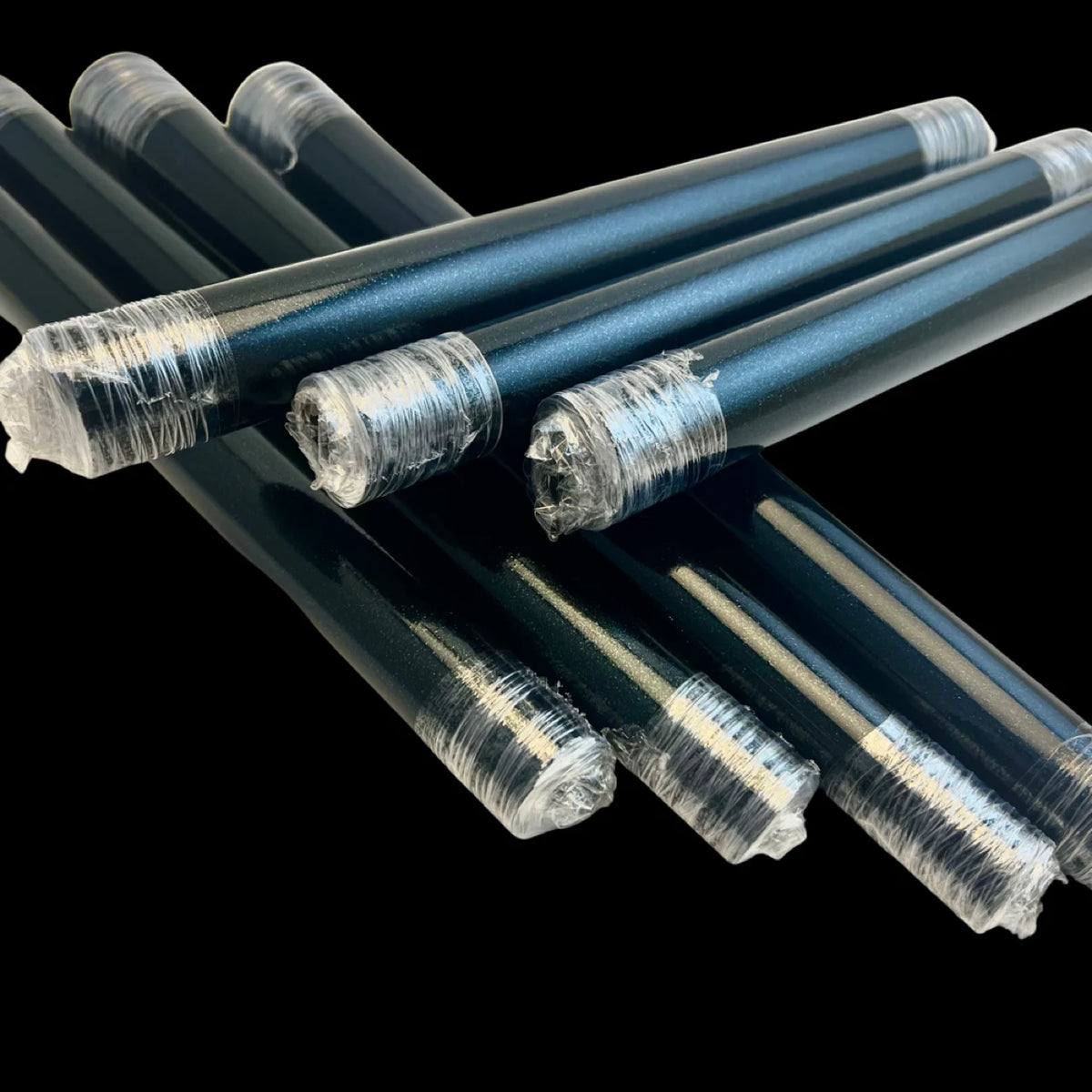 Heavy Blue Stardust TAG Borosilicate Glass Tubes