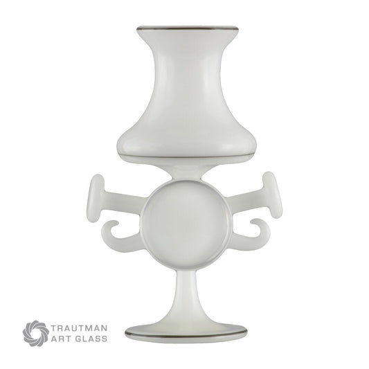 Dwarf White COE 33 Trautman Art Glass Rod