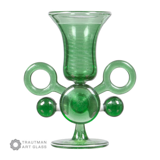 Green Stardust COE 33 Trautman Art Glass Rod