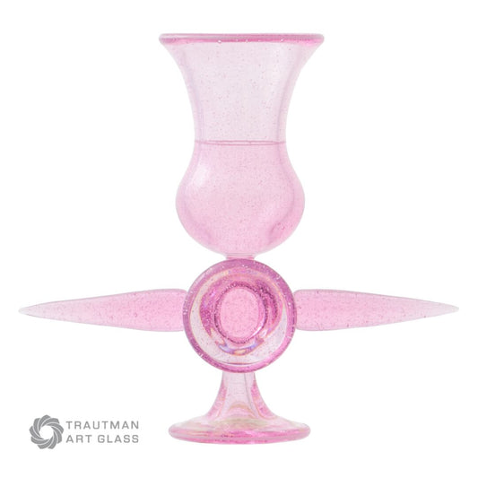 Pink Lollypop COE 33 Trautman Art Glass Rod