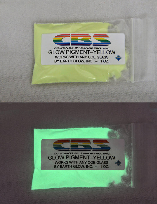 Yellow 1oz Glow Pigment Powder