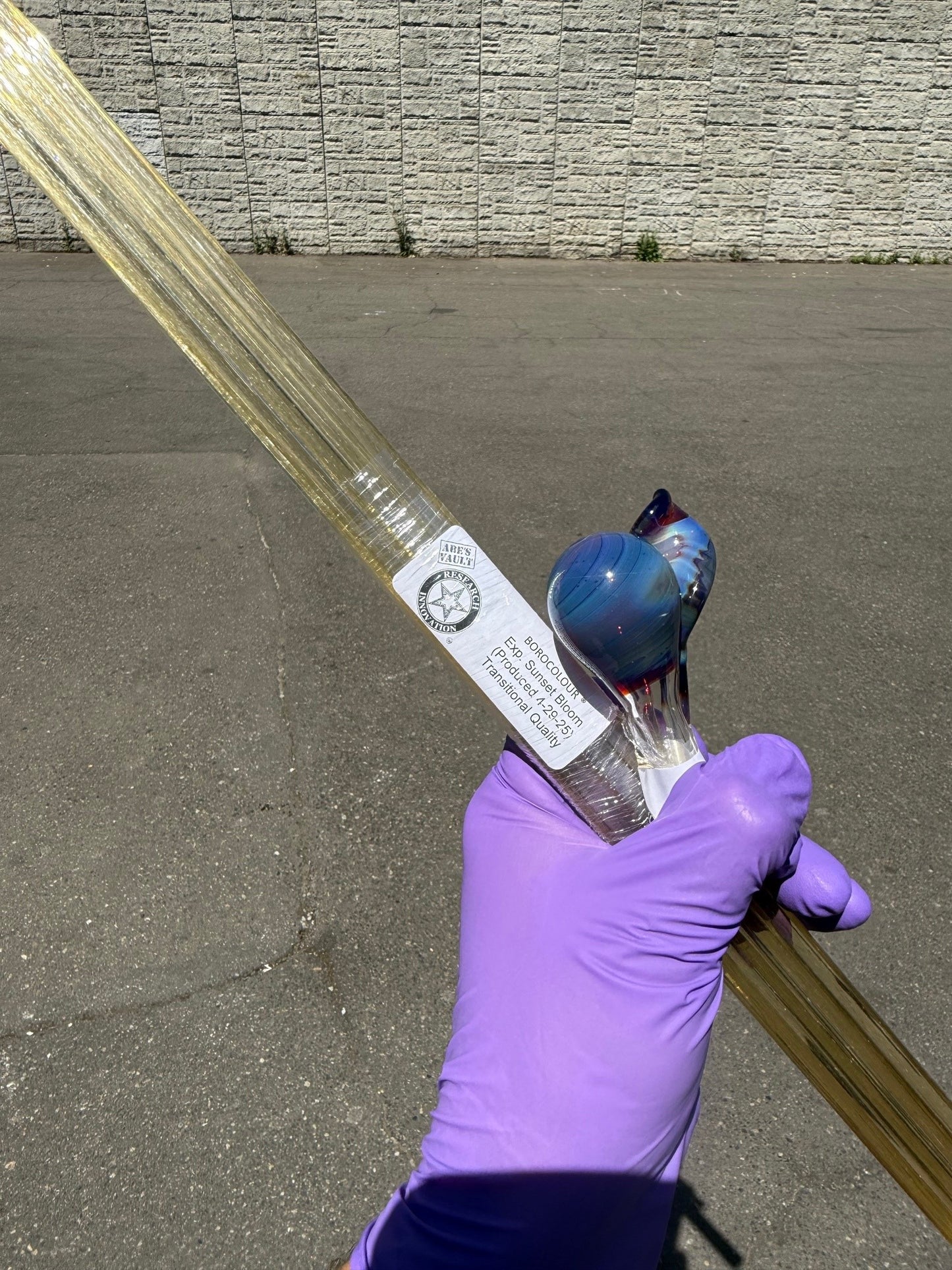 Sunset Bloom Experimental Northstar Glass Rod