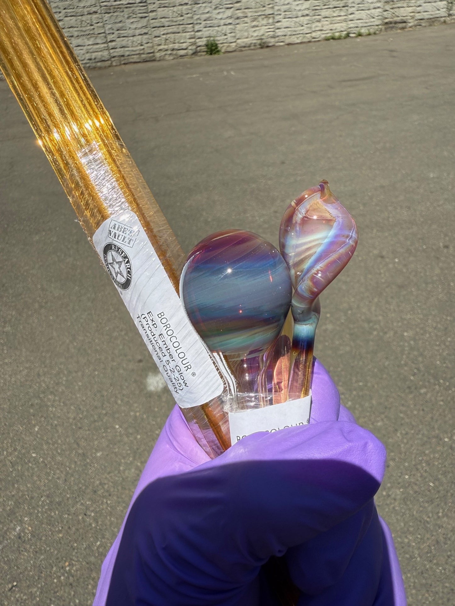 Ember Glow Experimental Northstar Glass Rod