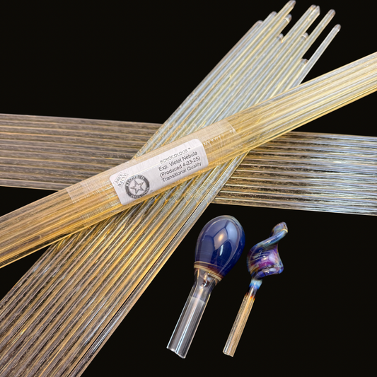 Violet Nebula Experimental Northstar Glass Rod