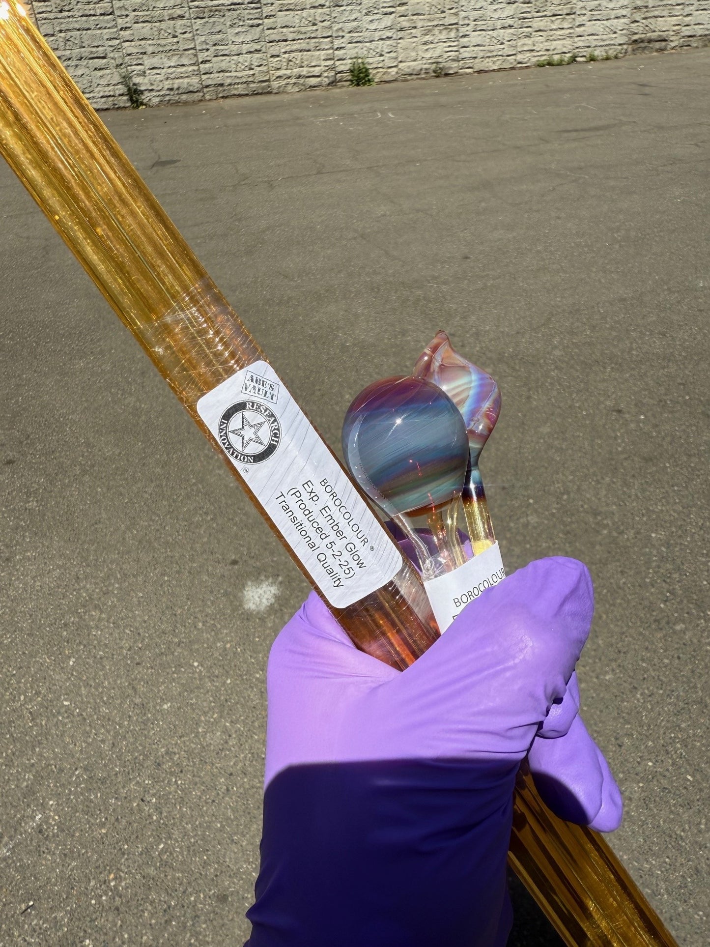 Ember Glow Experimental Northstar Glass Rod