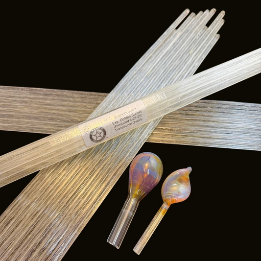 Golden Sunset Experimental Northstar Glass Rod