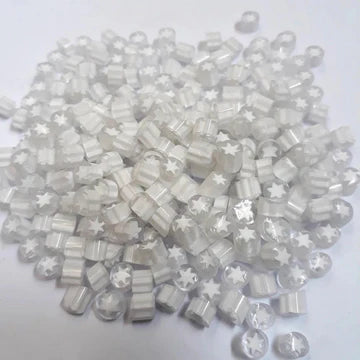 White Star Millefiori Effetre Glass