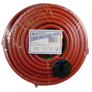 25 Ft 1/4" Oxygen & Propane Hose Set