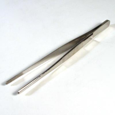 6" Blunt Tweezer Stainless Steel
