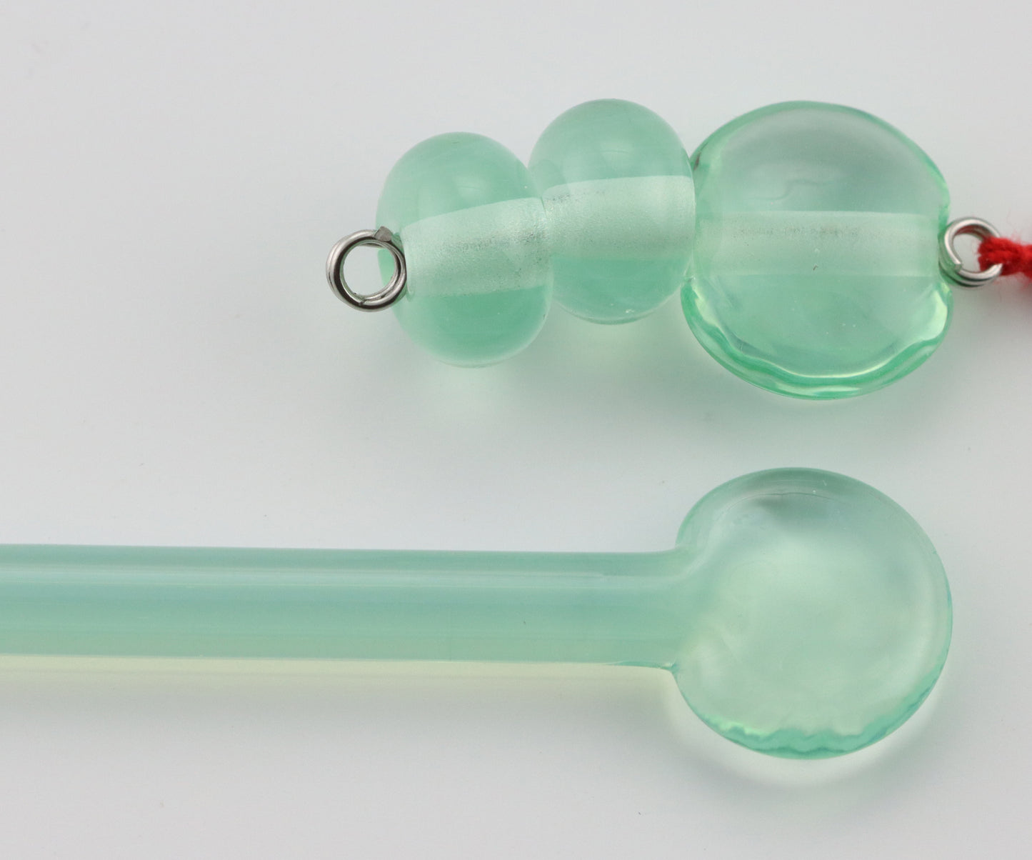 Green Beryl Ltd Run  Creation is Messy Glass Rod