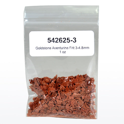 Goldstone Aventurine Frit  3-4mm, 1 oz
