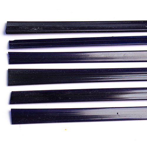 Cobalt Blue Ribbon 6 Glass Strips