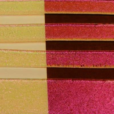 Black Cherry Dichroic on Clear Effetre Glass