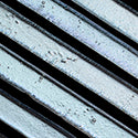 Silver Dichroic on Clear Strips Effetre Glass