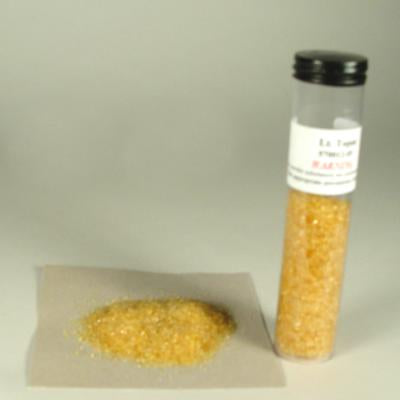 Light Topaz Transparent Frit Effetre Glass