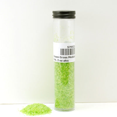 Medium Grass Green Transparent Frit Effetre Glass