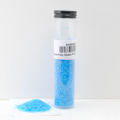 Light Aqua Transparent Frit Effetre Glass