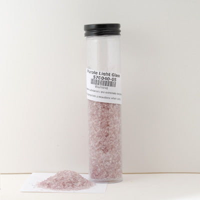 Light Purple Transparent Frit Frit Effetre Glass