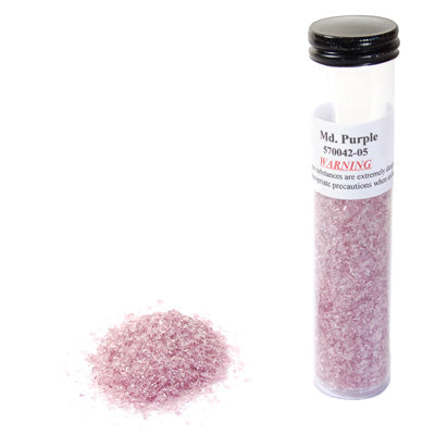Medium Purple Transparent Frit Effetre Glass