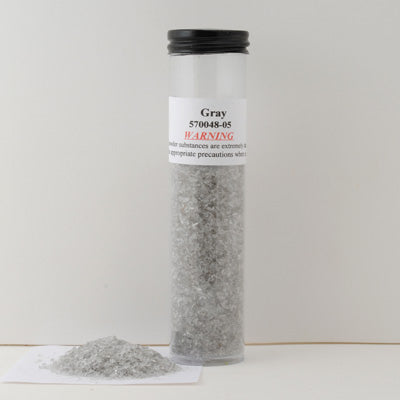 Gray Transparent Frit Effetre Glass