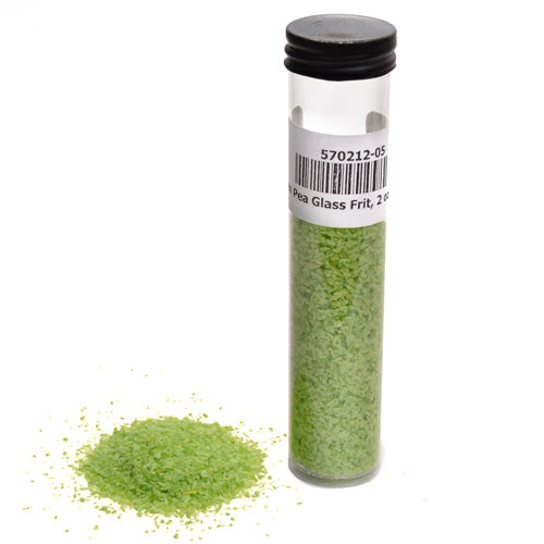 Green Pea Pastel Frit Effetre Glass