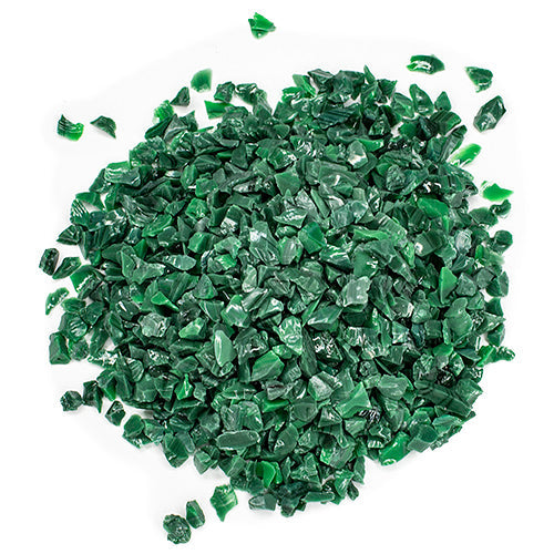 Grass Green Pastel Large Frit Effetre Glass