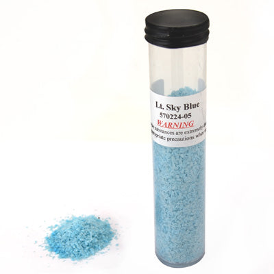 Light Sky Blue Pastel Frit Effetre Glass