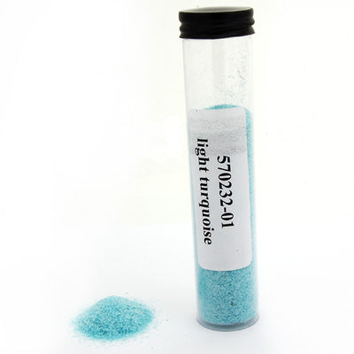 Light Turquoise Powder Effetre Glass