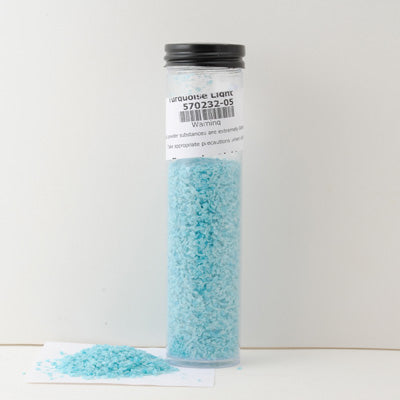 Light Turquoise Pastel Frit Effetre Glass