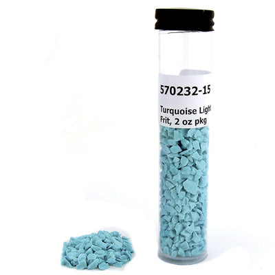 Light Turquoise Pastel Frit Effetre Glass