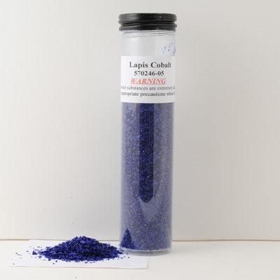 Lapis Cobalt Pastel Frit Effetre Glass