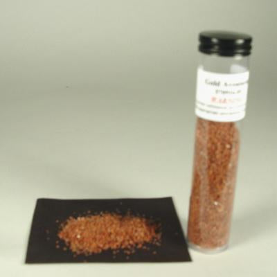 Gold Aventurine Frit Effetre Glass