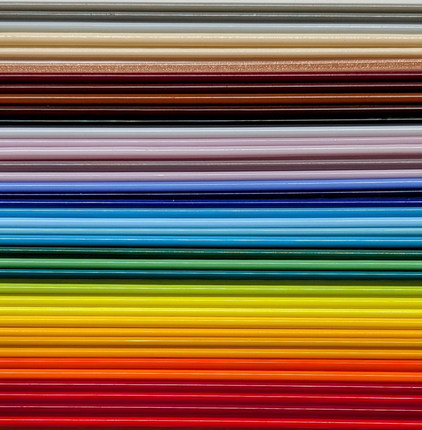 Peacock Opaque Stringer Assortment, 39 colors, Effetre Glass