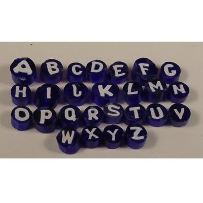 Sliced Letter Millefiori Effetre Glass