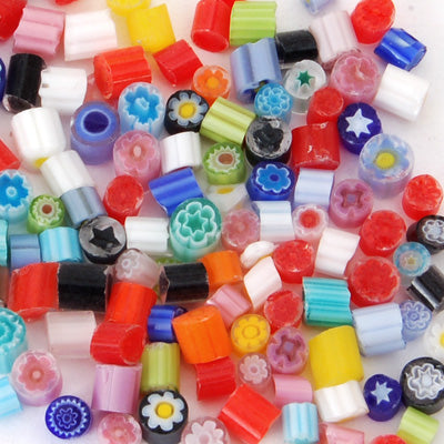 Transparent Millefiori Effetre Glass