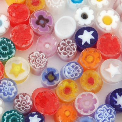 Transparent Millefiori Effetre Glass