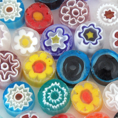 Transparent Millefiori Effetre Glass