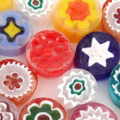Transparent Millefiori Effetre Glass