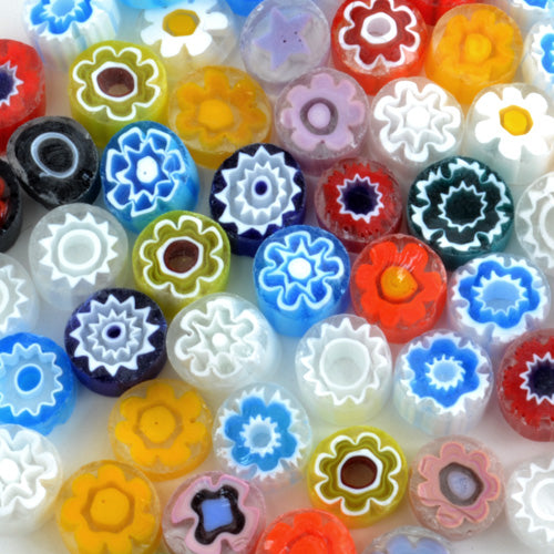 Transparent Millefiori Effetre Glass