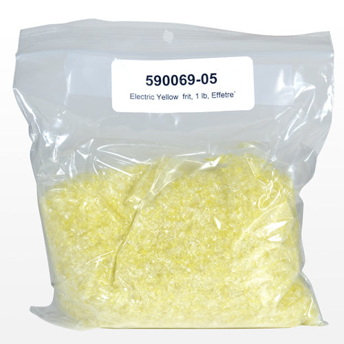 Electric Yellow Transparent Frit Effetre Glass
