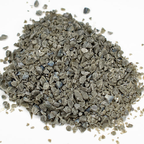 Light Gray Pastel Frit Effetre Glass