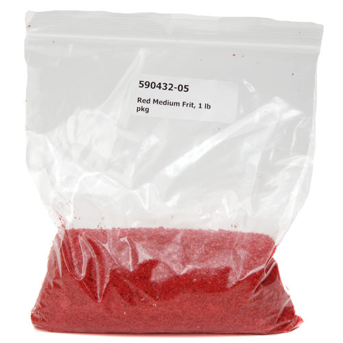 Red Special Frit Effetre Glass