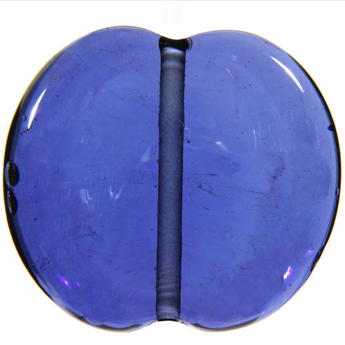 Blue Ink Transparent Effetre Glass Rod