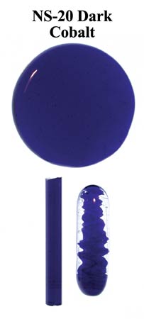 Dark Cobalt Blue Northstar Glass Rod