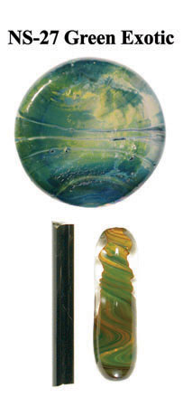 Green Exotic 4oz Northstar Glass Frit