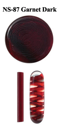 Garnet Dark Northstar Glass Rod
