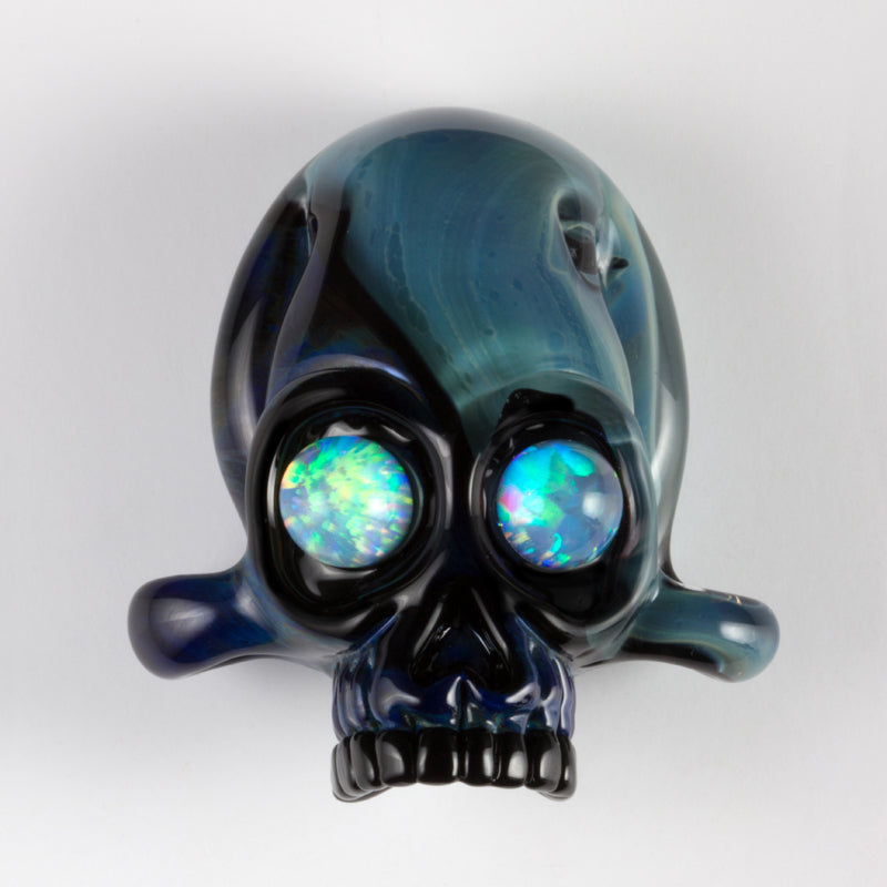 Black Lightning Frit 4oz Northstar Glass COE 33 Borosilicate